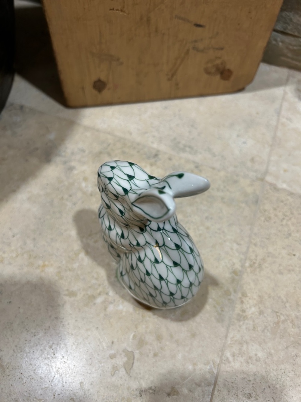 Vintage Andrea by Sadek Handpainted Porcelain Rabbit Figurine - Picture 6 of 8